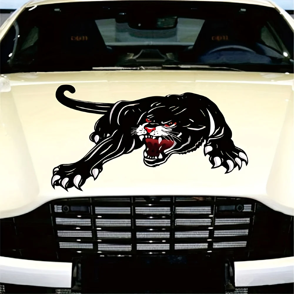 1 autocollant de capot de voiture Panthère Noire – Image 8