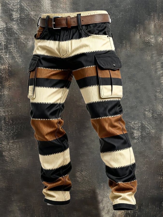 MAISON CLÉMENT PARIS™ | PANTALON CARGO PATCHWORK HOMME – Image 2