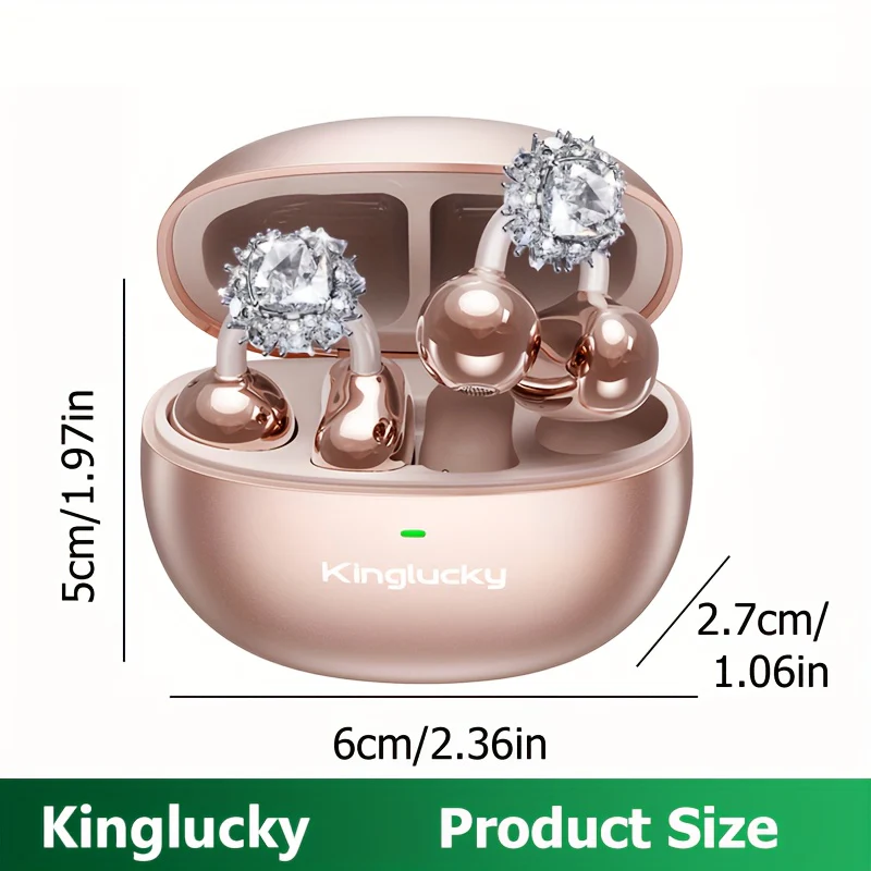 Écouteurs à clip Kinglucky, écouteurs ouverts sans fil, boucles d'oreilles – Image 5