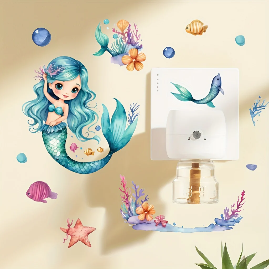 Autocollants phosphorescents sirène bleue – Image 5