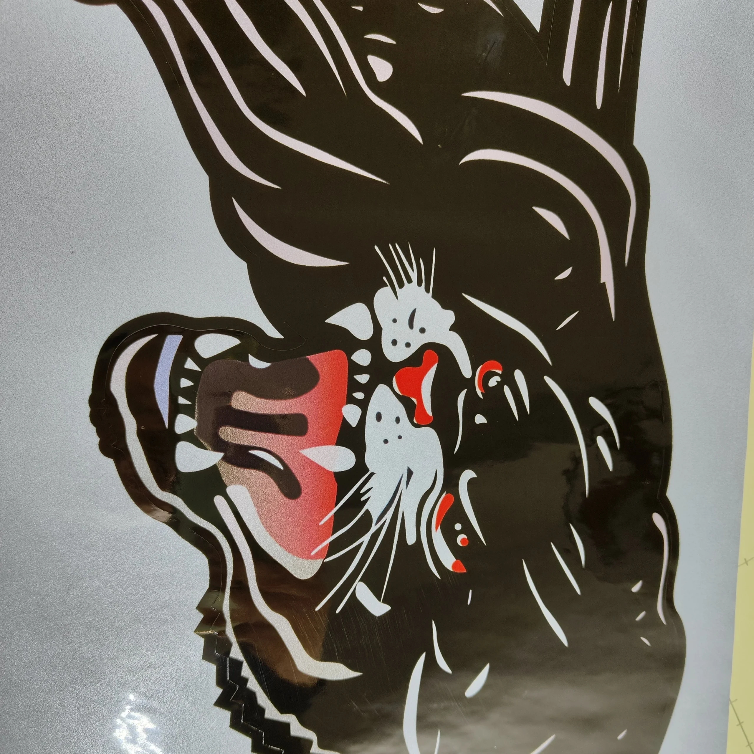 1 autocollant de capot de voiture Panthère Noire – Image 5