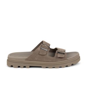 Sandales RIVIERA SUEDE PALLADIUM Homme Gris