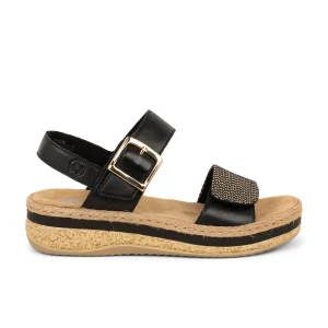 Sandales RIVASS RIEKER Femme Noir