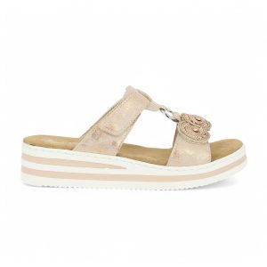 Sandales RIVIERE RIEKER Femme Rose