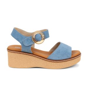 Sandales DOMU DORKING Femme Bleu