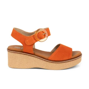 Sandales DOMU DORKING Femme Orange