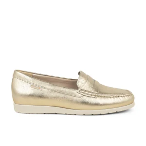 Mocassins VOLGA CEYLAN MEPHISTO Femme Or/Bronze