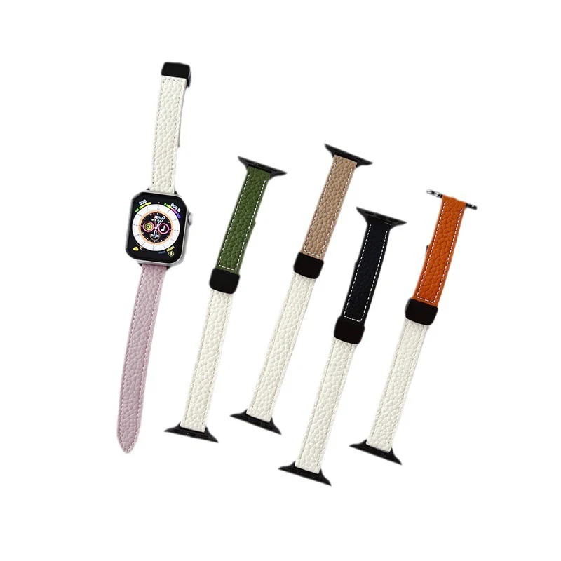 Bracelet de montre magnétique en cuir – Image 5