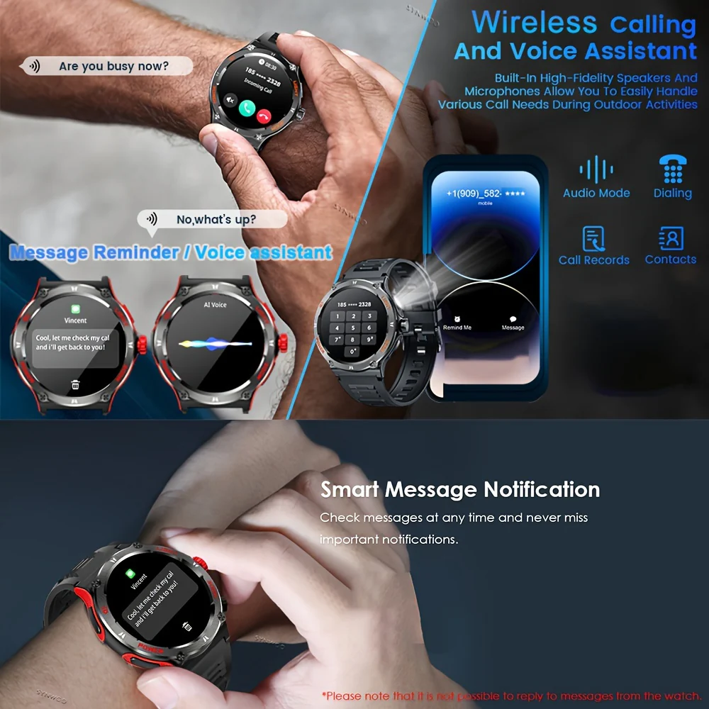 Montre connectée SYNWOO étanche IPX-8 pour hommes – Image 5