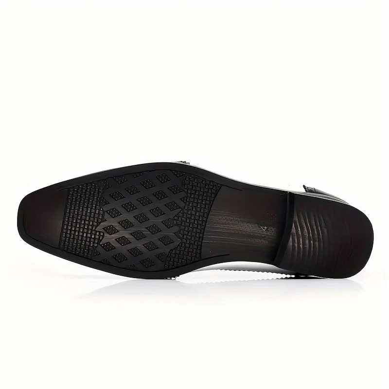 Bottines Chelsea à carreaux pour homme, grandes tailles, résistantes à l'usure – Image 7