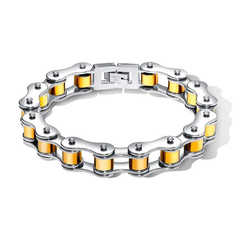 Bracelet à maillons en acier inoxydable pour homme pour la fête des pères – Image 9