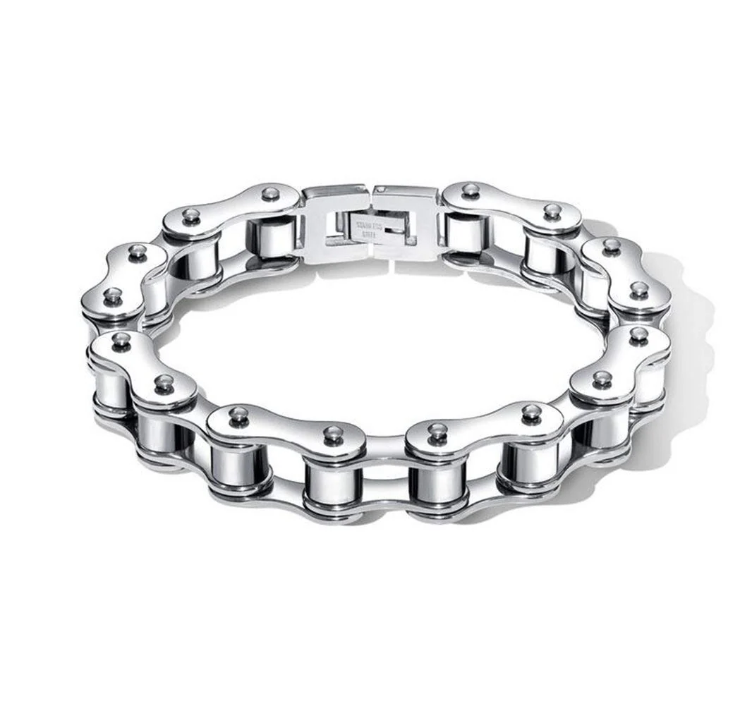 Bracelet à maillons en acier inoxydable pour homme pour la fête des pères – Image 7
