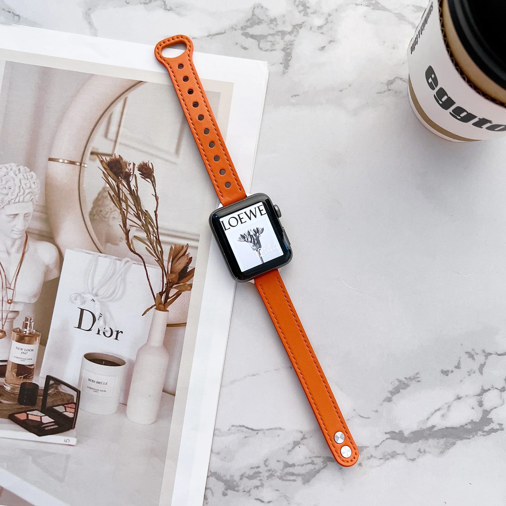 Bracelet en cuir élégant – Image 8