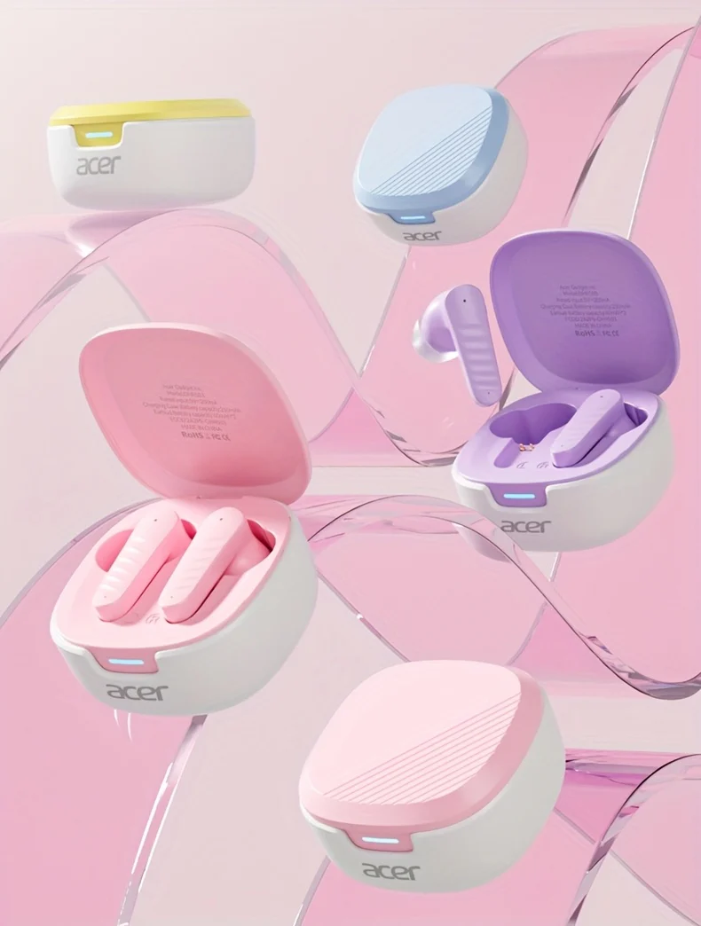 Écouteurs intra-auriculaires sans fil Acer avec chargement USB-C, son stéréo – Image 9