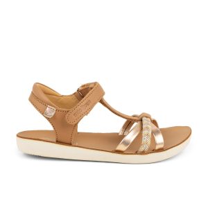 Sandales GOA SALOME SHOO POM Enfant Marron