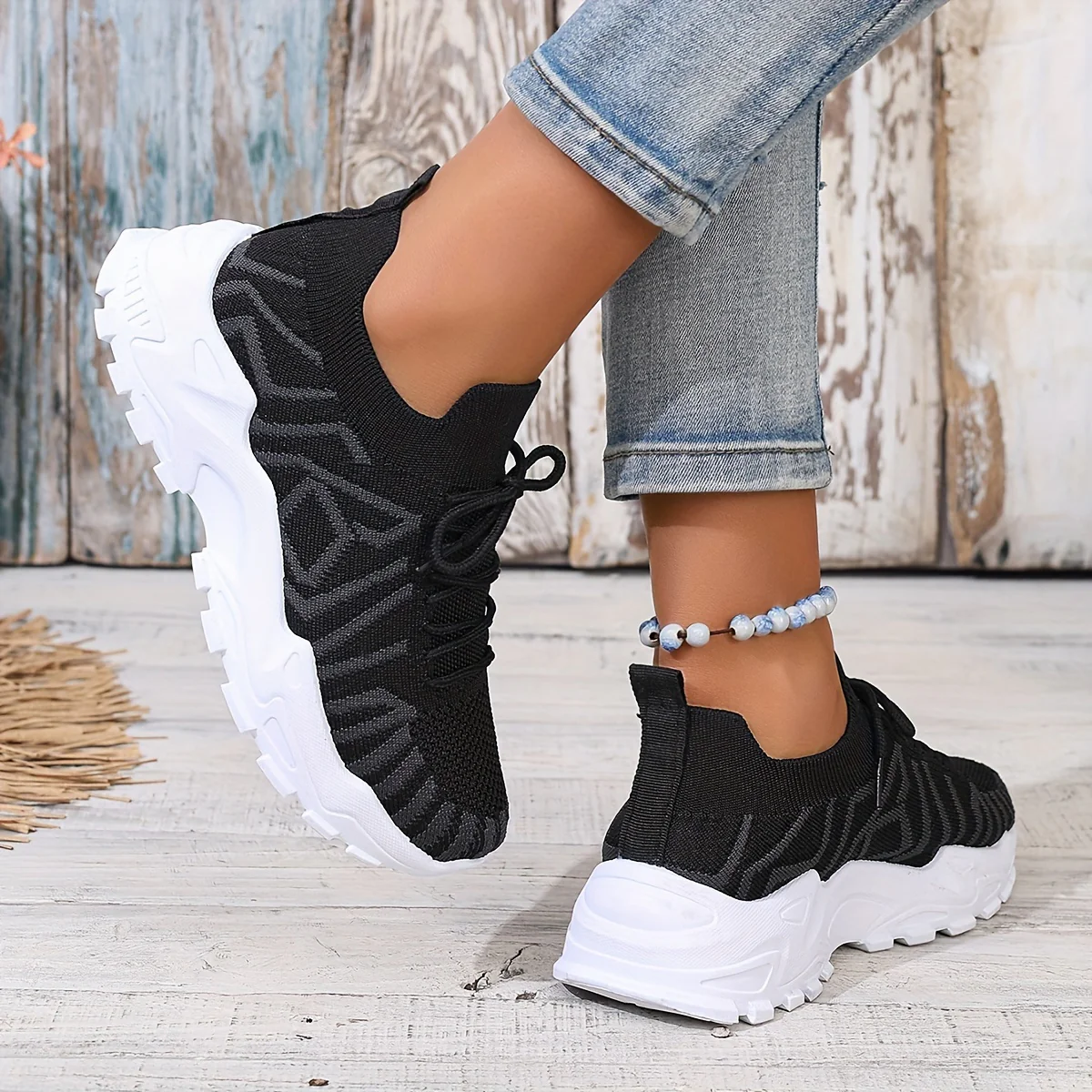 Baskets décontractées à lacets pour femme – Image 7