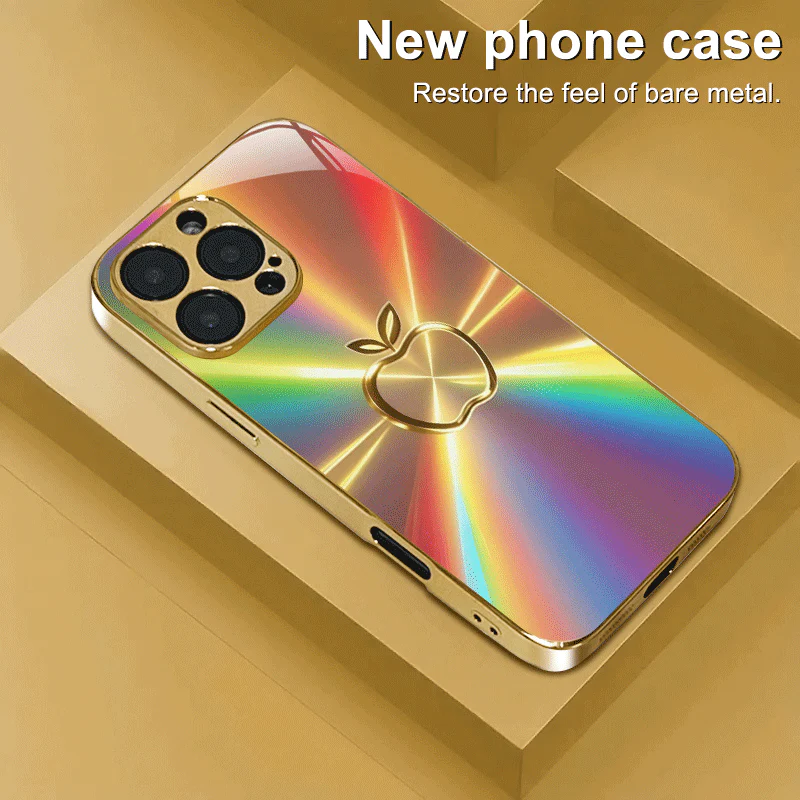 Coque en verre trempé avec motif pomme – Image 9