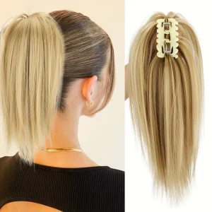 Perruque , queue de cheval pour femme - Cheveux synthétiques