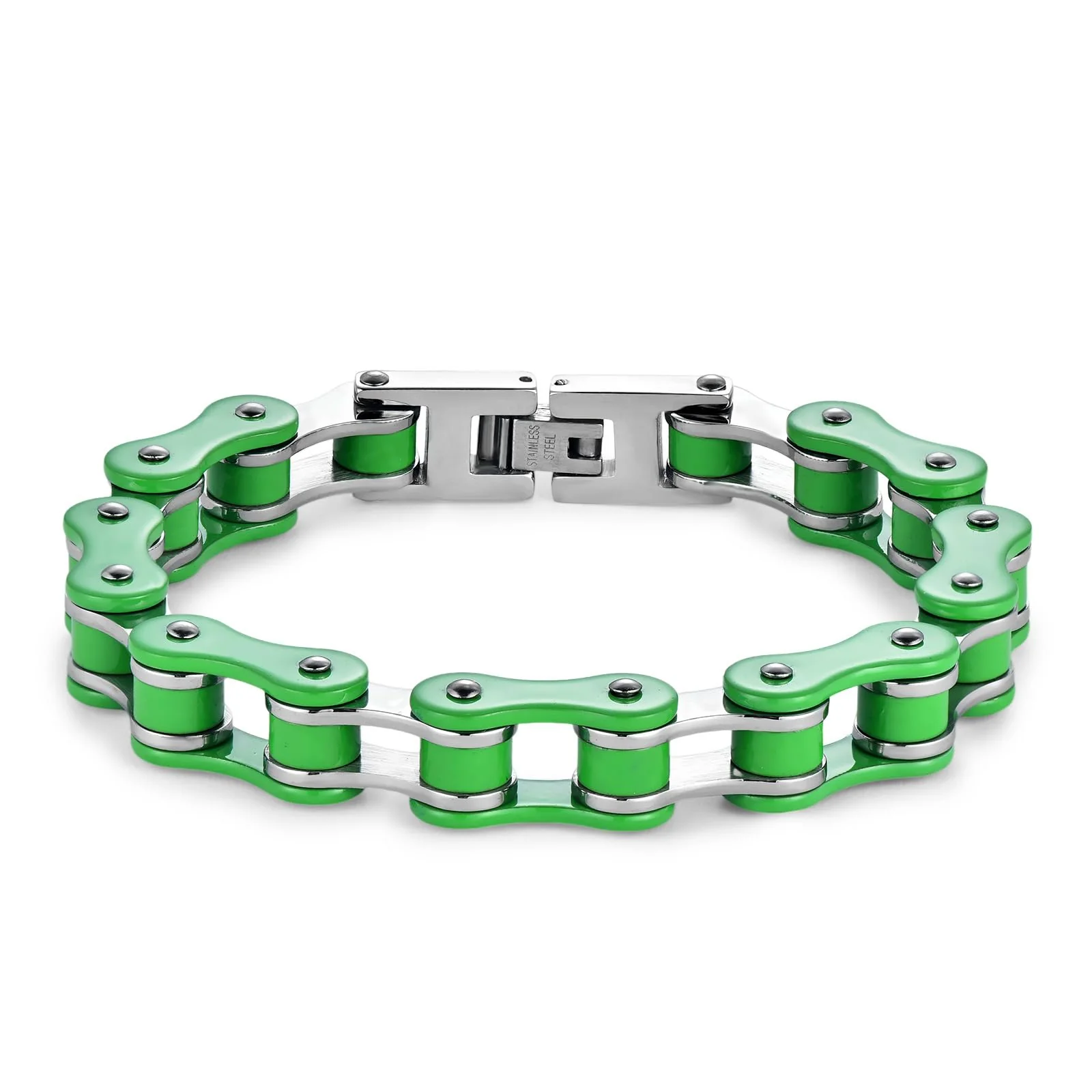 Bracelet à maillons en acier inoxydable pour homme pour la fête des pères – Image 4