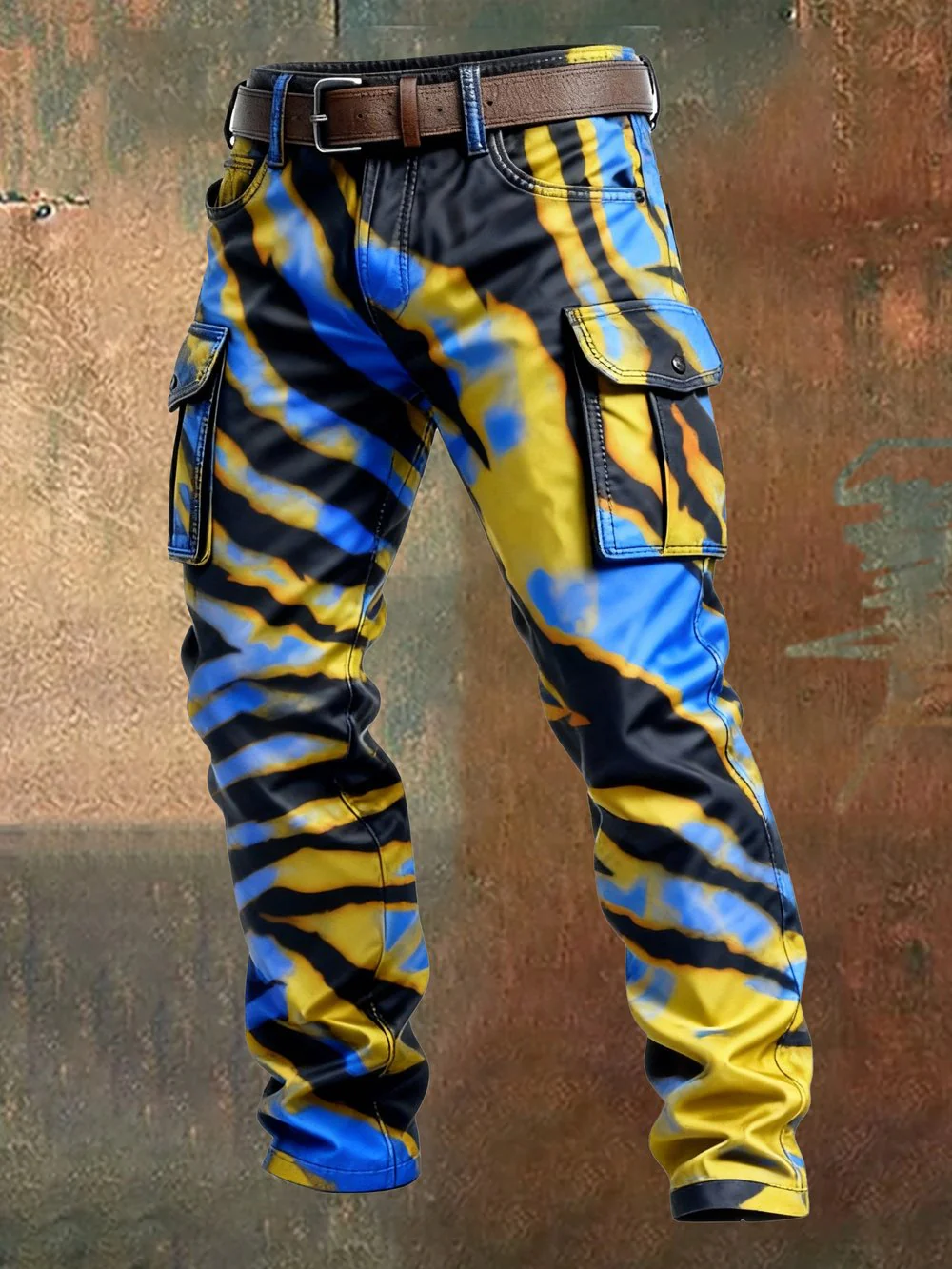 MAISON CLÉMENT PARIS™ | PANTALON CARGO MOTIF ABSTRAIT HOMME TACTIQUE – Image 4