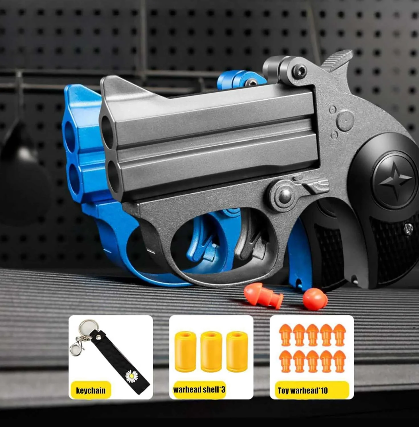 Mini Pistolet Jouet à Balle Souple,Alliage+PP – Image 8