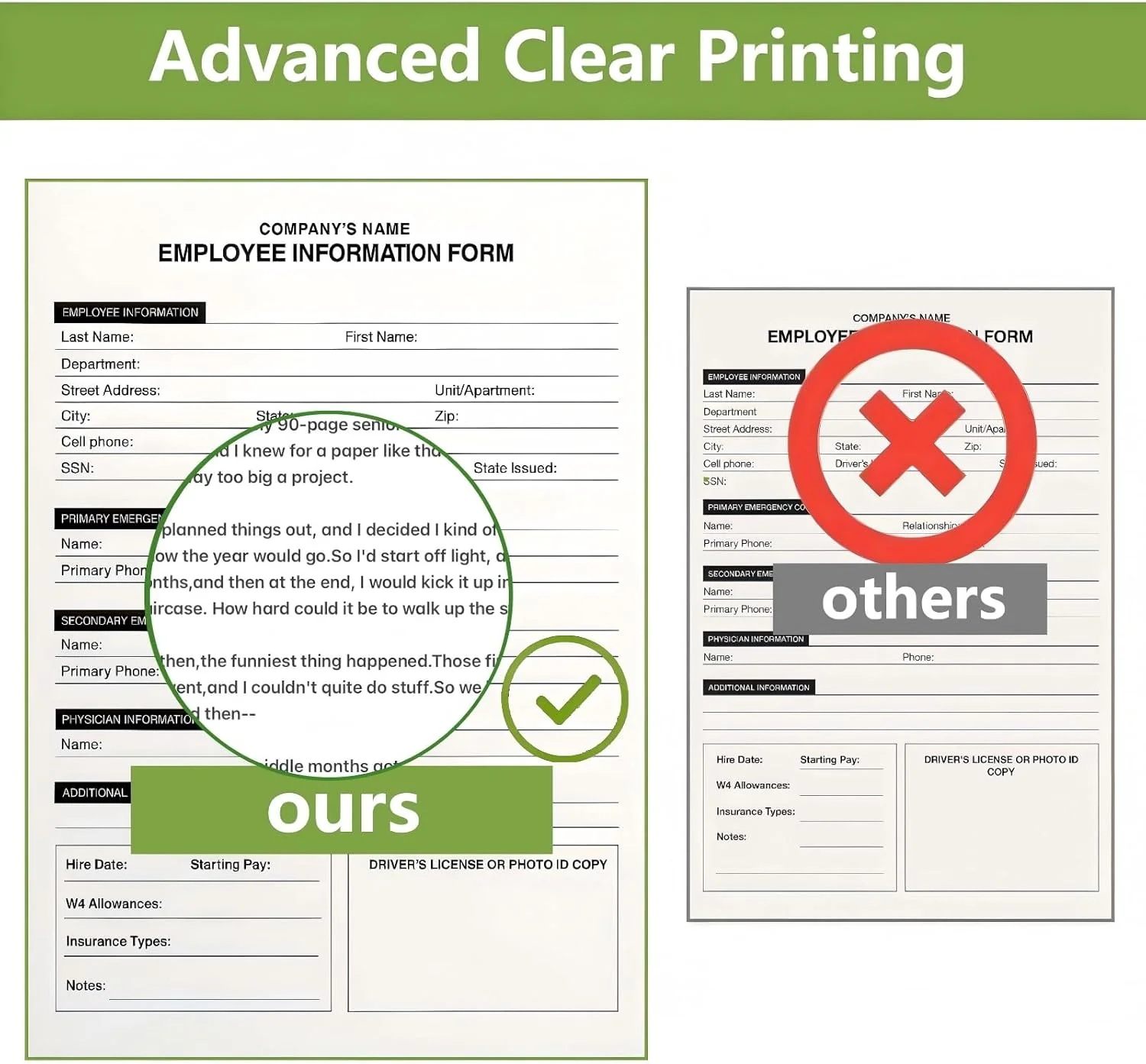 5 Rouleaux Papier Thermique A4, Papier Imprimante Thermique – Image 5