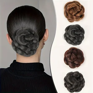 Chignon à pince synthétique
