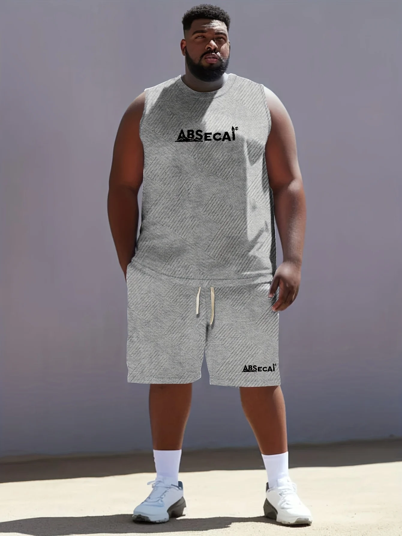 Ensemble de sport décontracté grande taille pour homme – Image 2