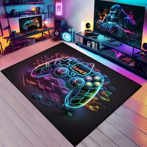 Tapis de jeu e-sport pour chambre de garçon