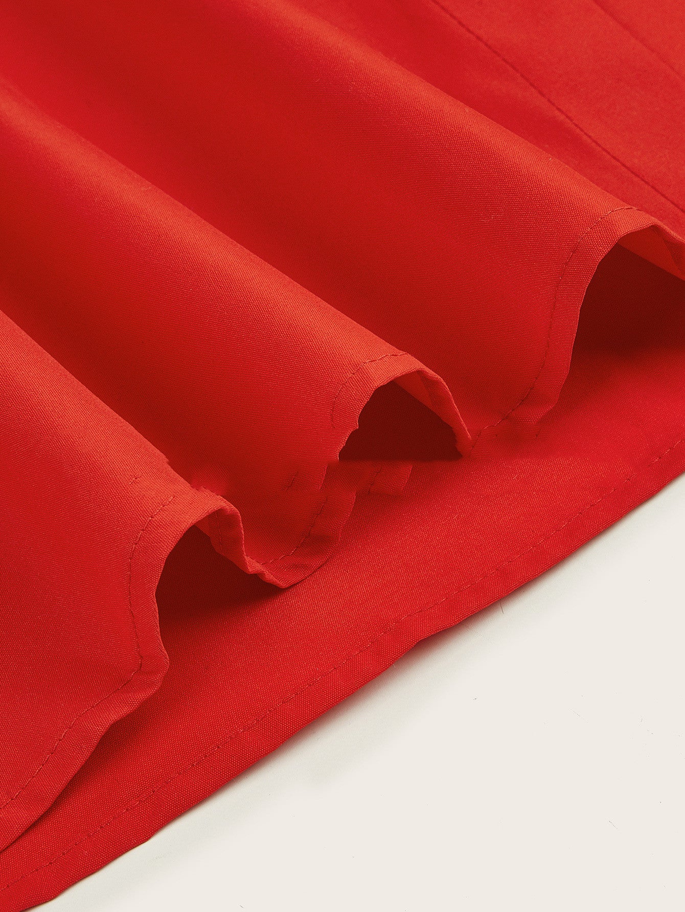 Chemise femme à manches longues, couleur unie, robe mi-longue simple – Image 5