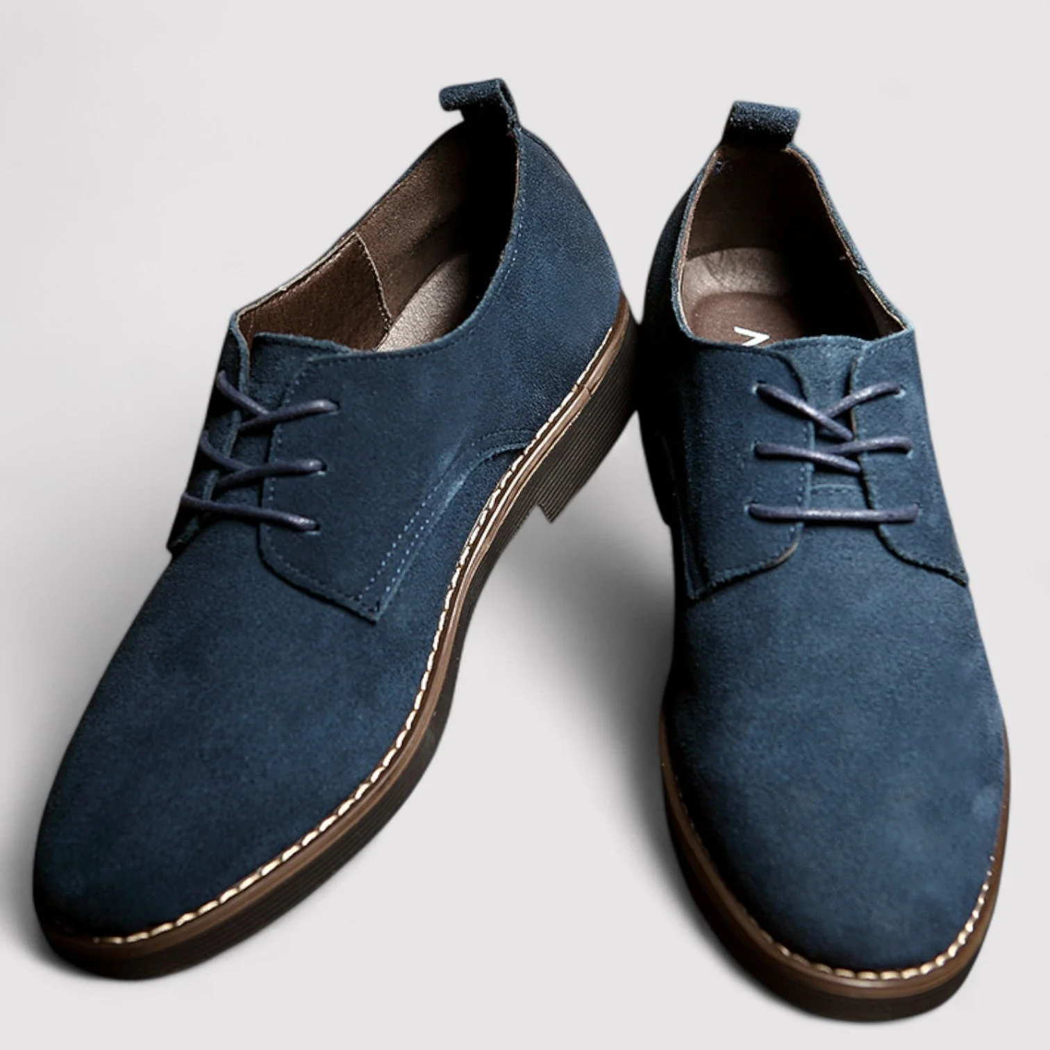 Caspian – Chaussures décontractées à lacets en suède – Chaussures classiques pour hommes – Image 6