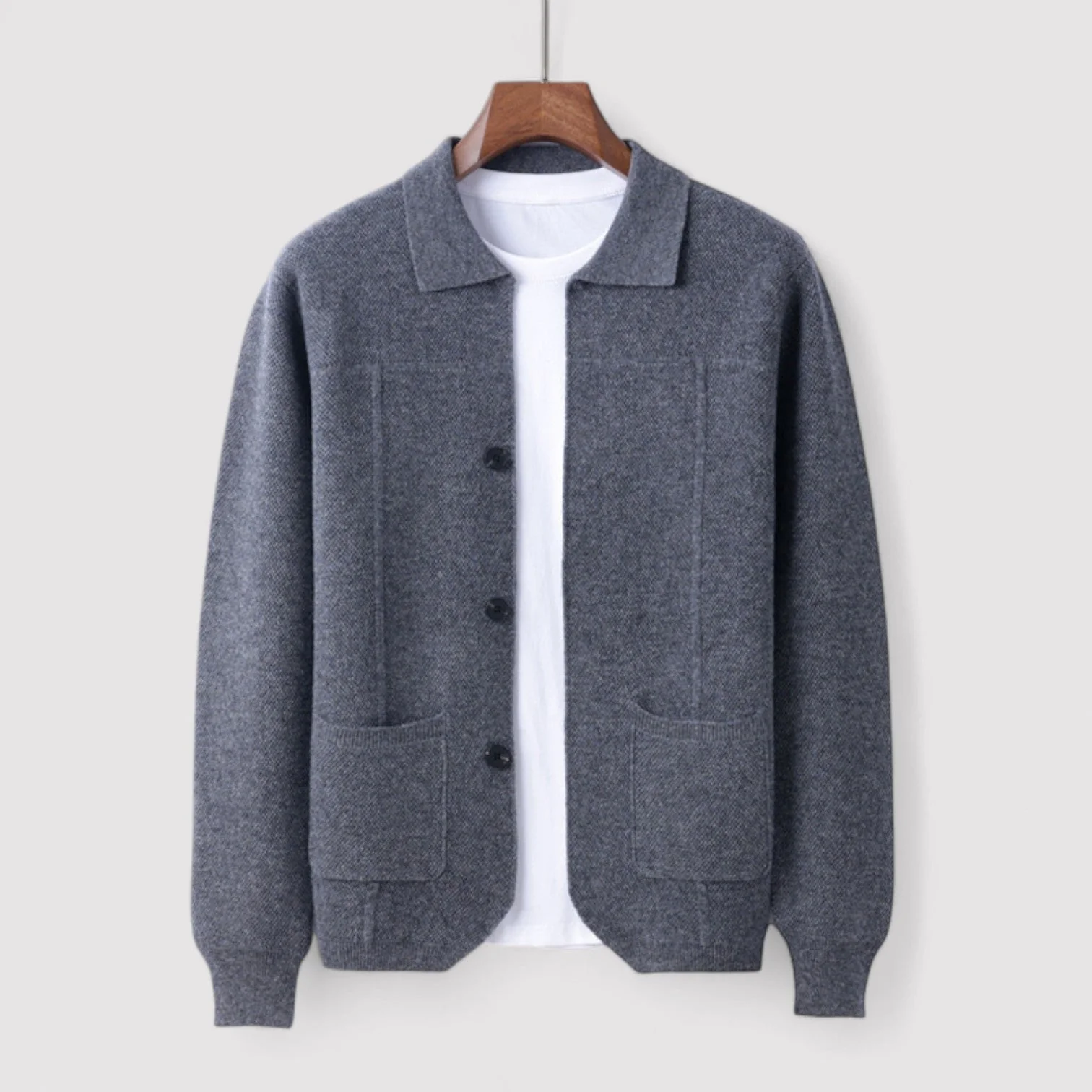 Luciano – Gilet en tricot pour hommes – Style élégant – Image 5