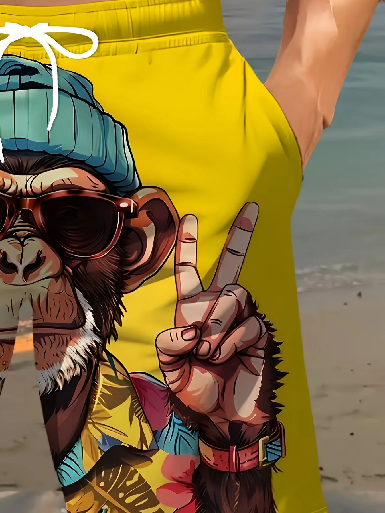 Short de plage homme tendance – Image 4