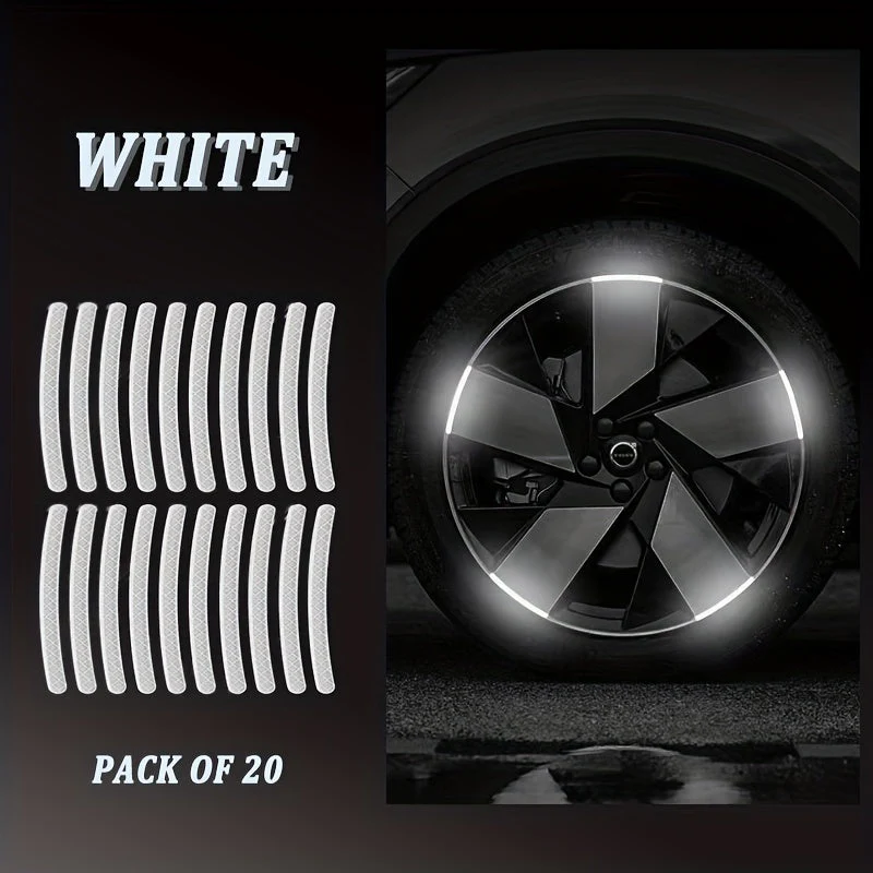 20 autocollants d'avertissement pour roues – Image 7