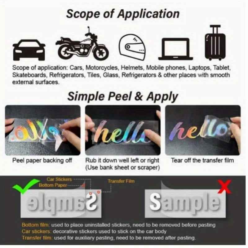 Autocollant universel à 6 bandes pour voiture, lignes parallèles – Image 9