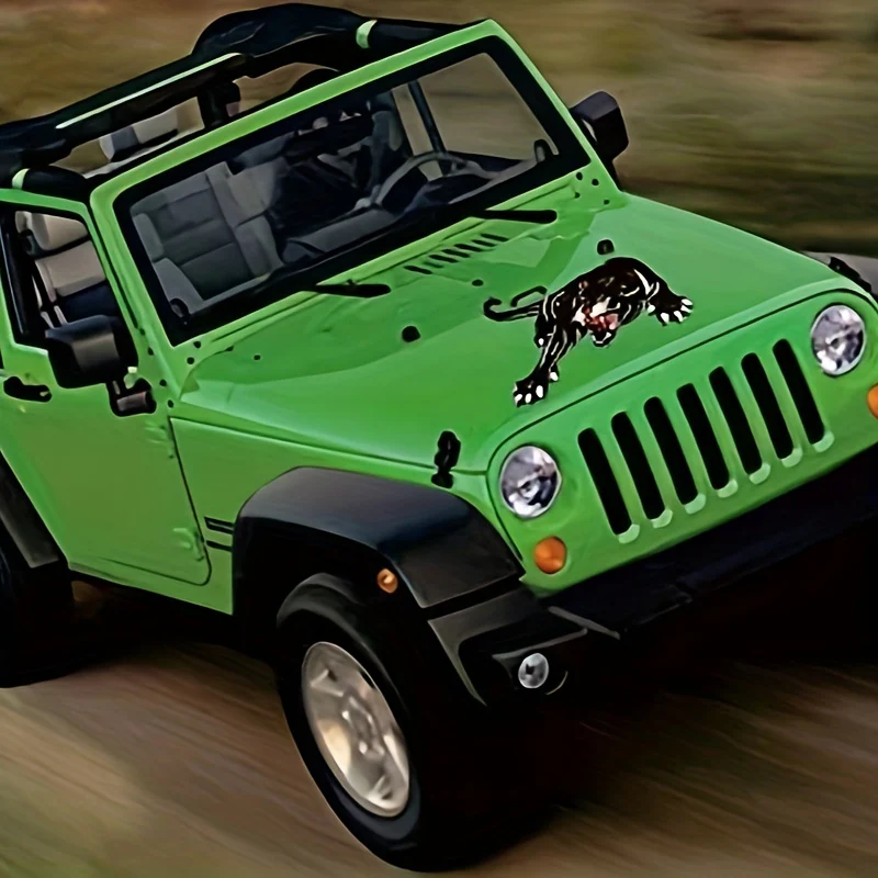 1 autocollant de capot de voiture Panthère Noire – Image 9