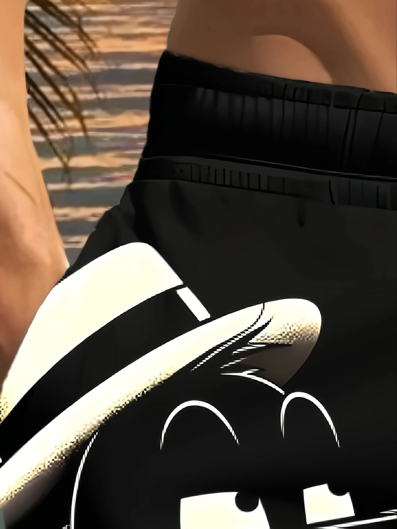 Short de plage homme imprimé canard 3D - Taille ajustable par cordon – Image 4