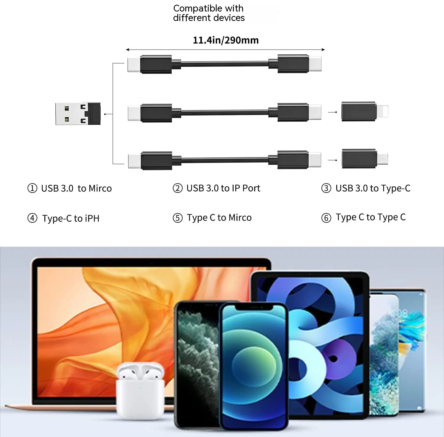 Câble de données multifonction, boîte de rangement numérique – Image 8