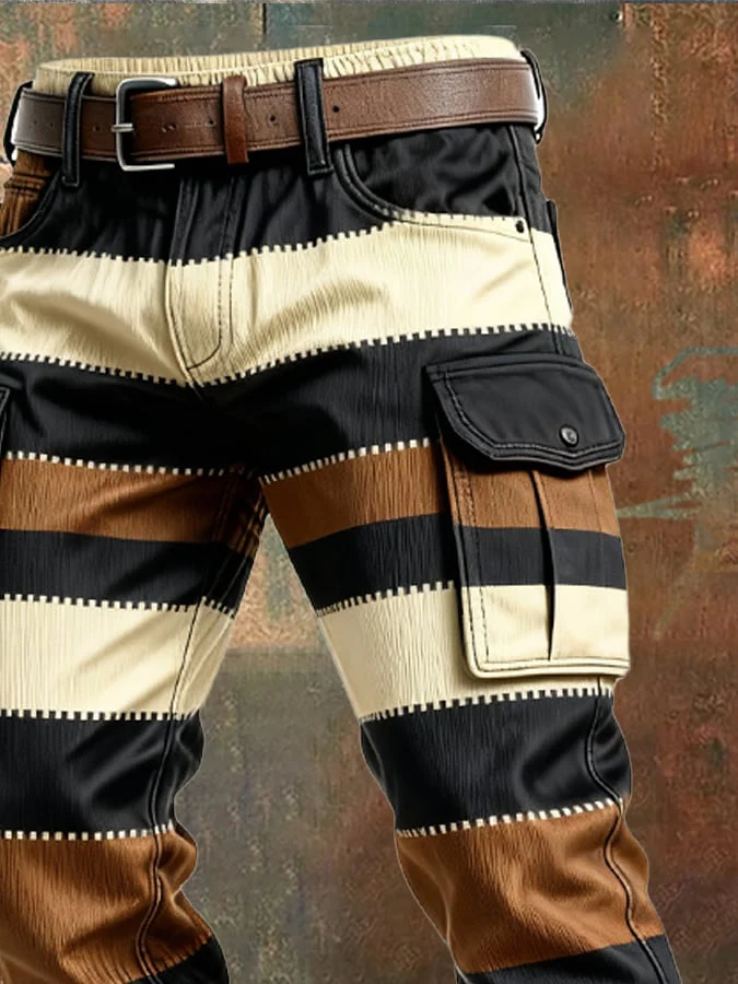 MAISON CLÉMENT PARIS™ | PANTALON CARGO PATCHWORK HOMME – Image 5