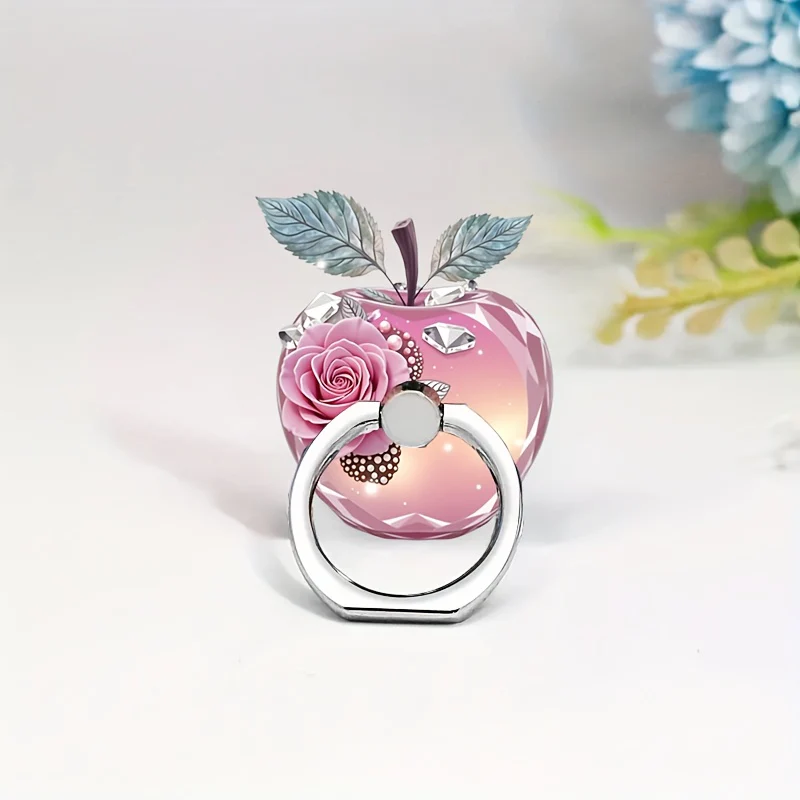 1 anneau de support en acrylique 2D, rotation libre à 360°, joli support – Image 3