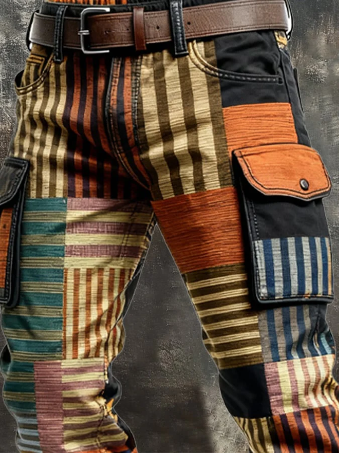 MAISON CLÉMENT PARIS™ | PANTALON CARGO PATCHWORK HOMME – Image 3