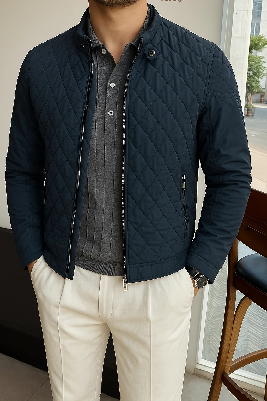Robin - Manteau d'hiver long et chic pour homme - Manteau norvégien élégant – Image 3