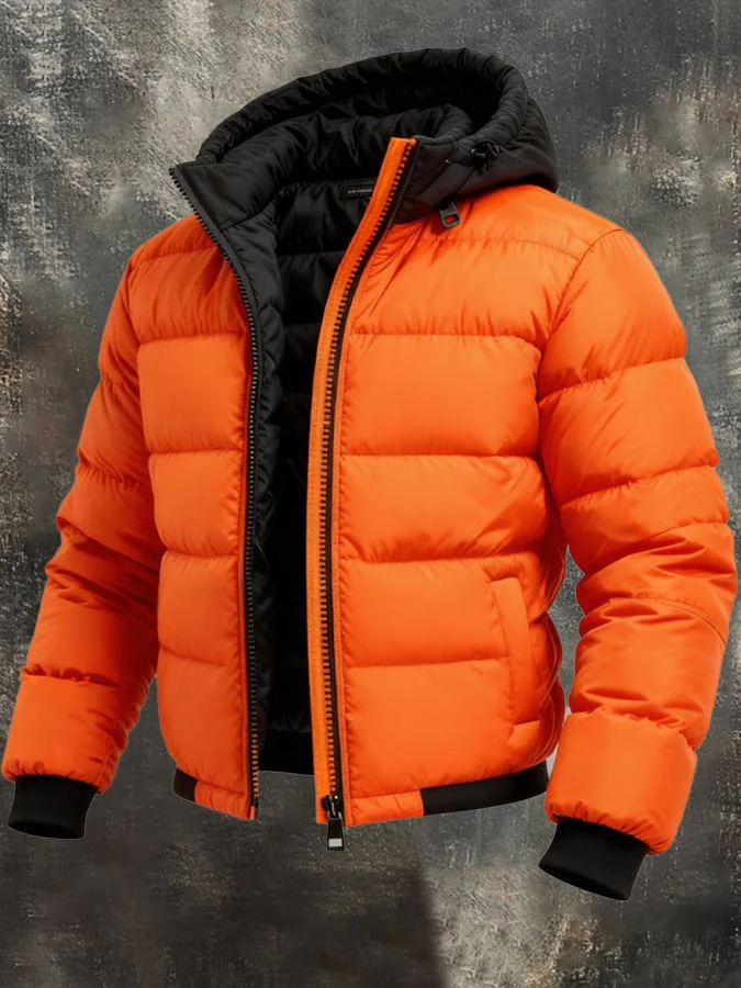 MAISON CLÉMENT PARIS™ | DOUDE RÉVERSIBLE HOMME HIVER CAPUCHE – Image 3