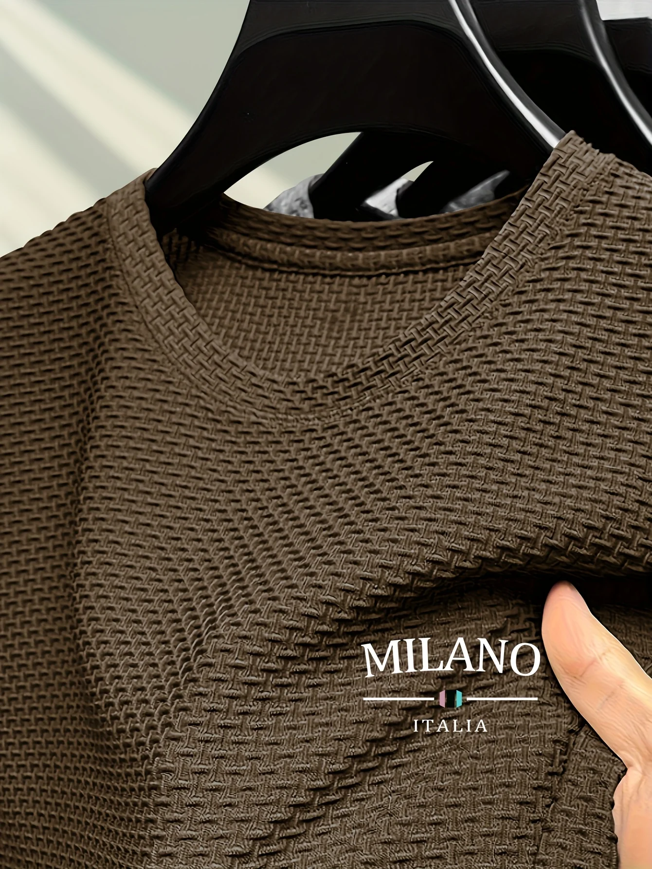 T-shirt à manches courtes et col ras du cou pour homme – Image 5