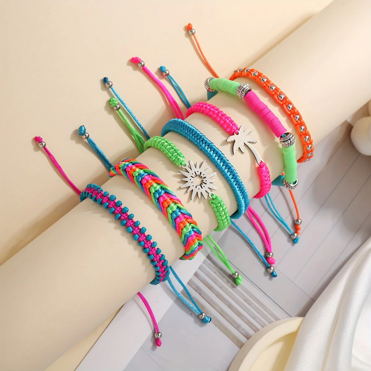 Ensemble de 7 bracelets bohème chic pour femme – Image 6