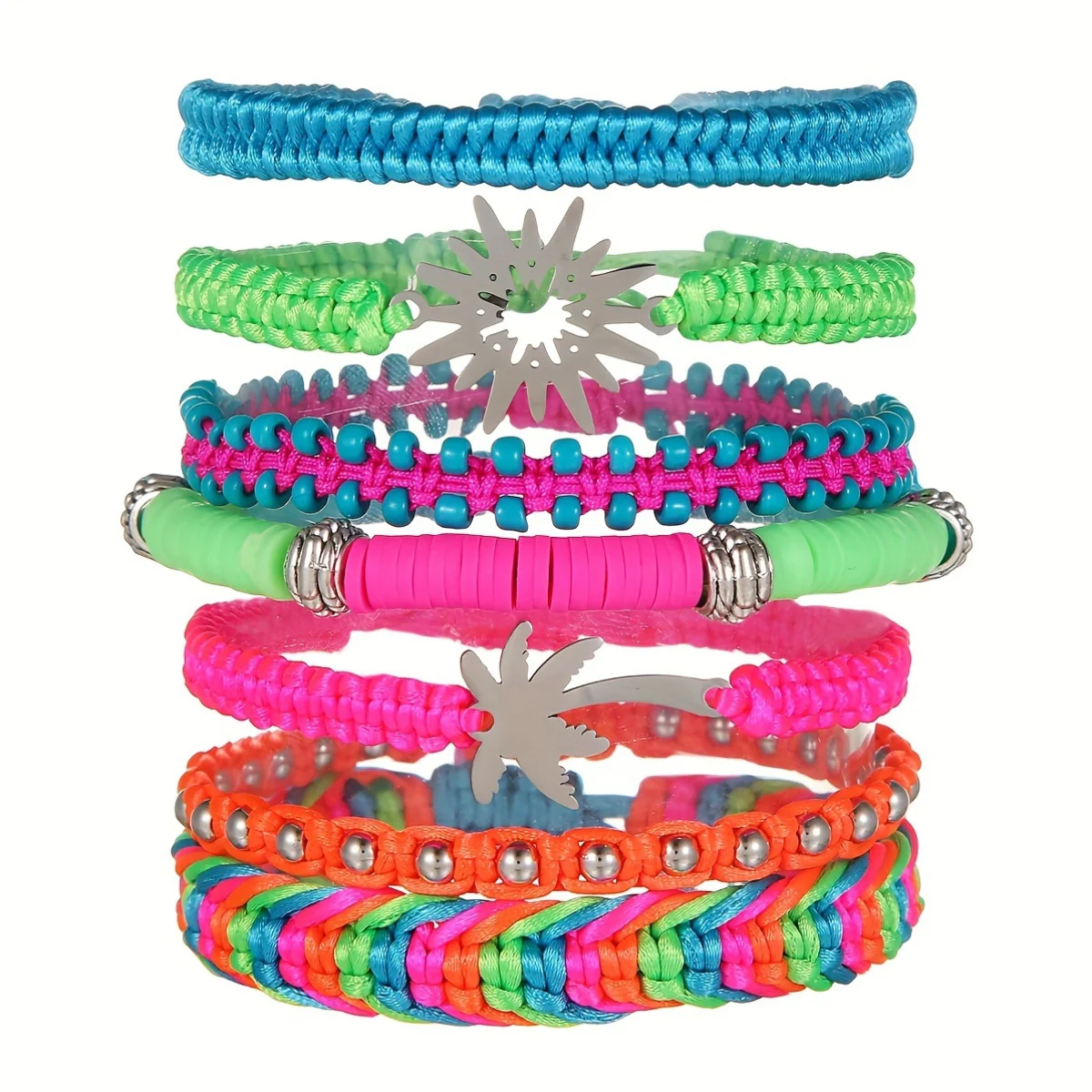 Ensemble de 7 bracelets bohème chic pour femme – Image 8