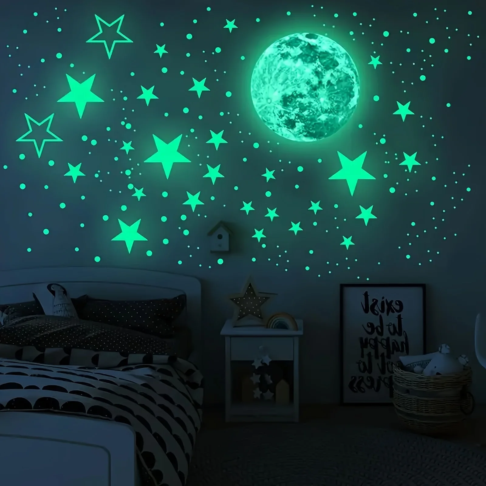 127 autocollants lumineux