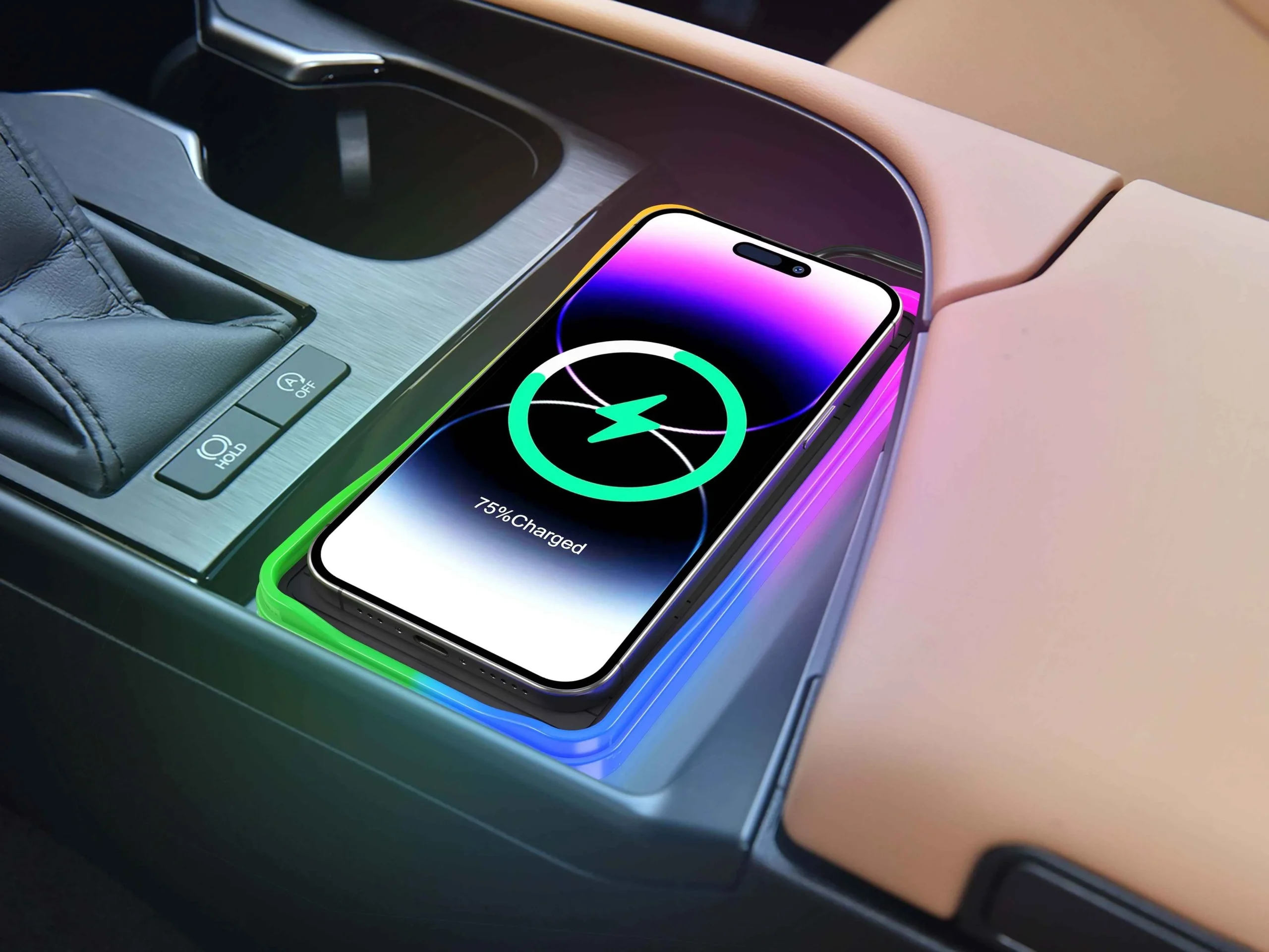 Chargeur sans fil AIREDGER 15 W RGB – Image 9