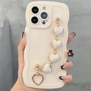Coque de téléphone à motif vague pour iPhone