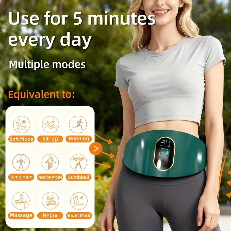 Appareil de massage portable multifonctionnel pour les abdominaux et les jambes, alimenté par USB – Image 3